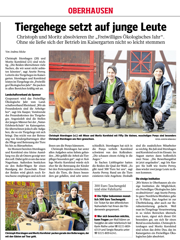 Zeitungsausschnitt