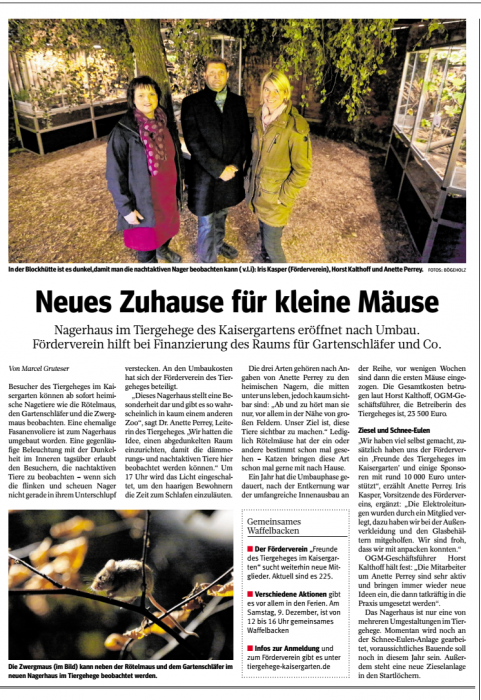 Zeitungsausschnitt